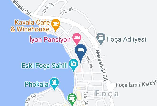 Foca - Sempatik Hotel Gunes Maps