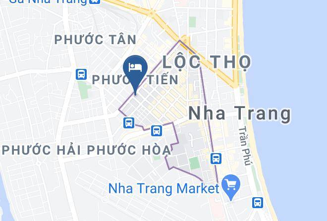Sen Vang Luxury Hotel Map
