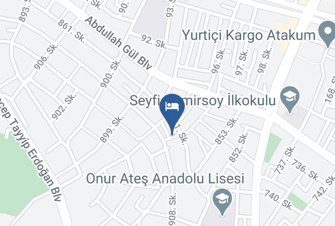 Atakum - Senam Hotel Maps