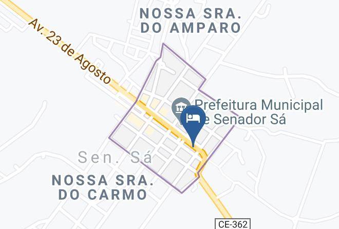 Senador Sa - Senas Pousada Maps