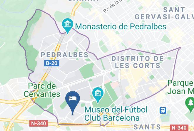 Barcelona - Senator Barcelona Spa Hotel Maps