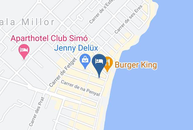 Baleares - Senator Cala Millor Hotel Maps