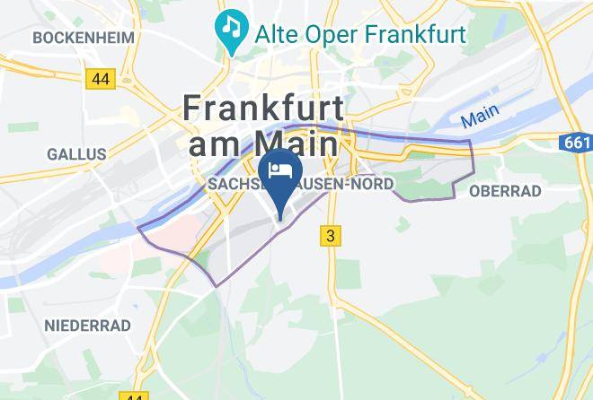 Frankfurt Am Main - Senator Hotel Frankfurt Maps