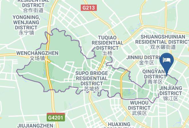 Chengdu - Senberstanlushang Hotel Maps