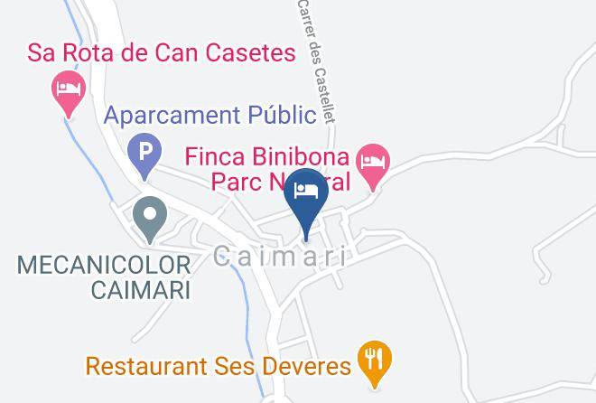Senda Caimari Hotel Map