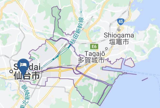 Sendai City Miyagino Ward - Sendai Garden Palace Maps