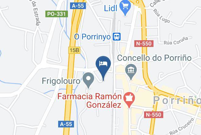 Pontevedra - Sendasur Albergue Maps