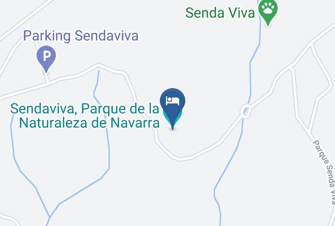 Sendaviva Parque De La Naturaleza De Navarra Map
