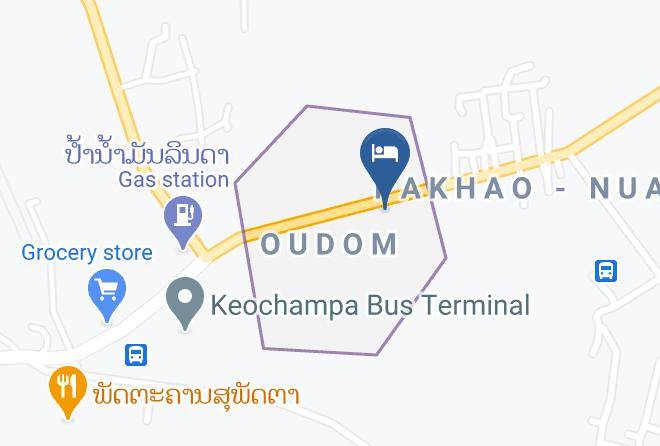 Huay Xai - Seng In Kham Hotel Maps
