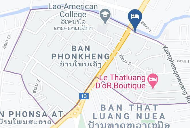 Vientiane - Sengphachanh Hotel 2 Maps