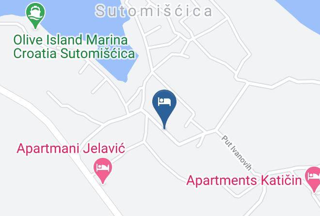 Preko - Senkini Dvori Maps