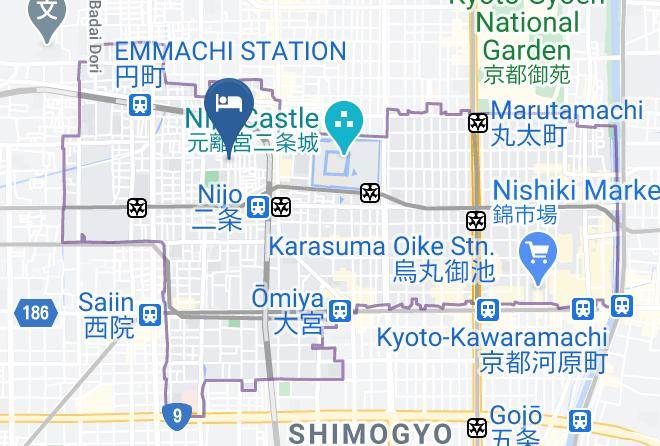 Kyoto City Nakagyo Ward - Senkyou Chika Maps
