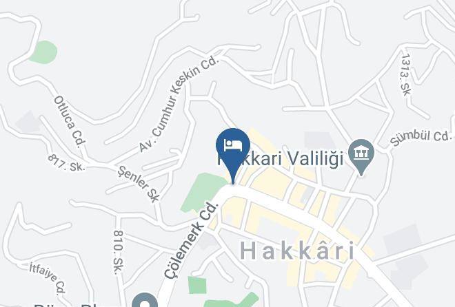 Hakkari Gazi - Senler Hotel Maps