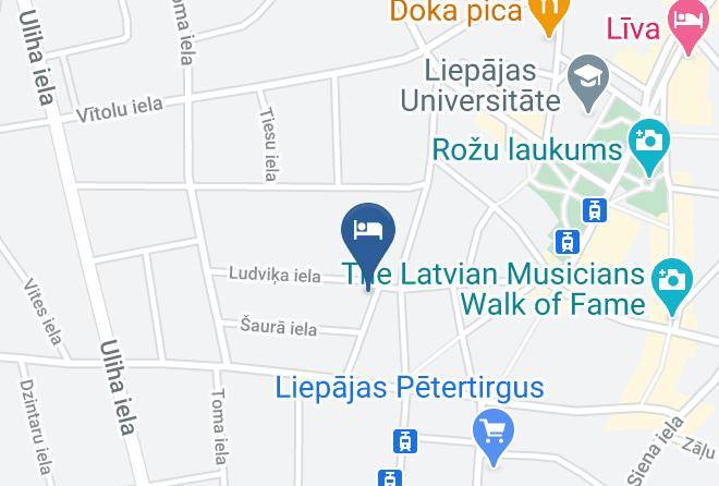 Liepaja - Senliepaja Hotel Maps