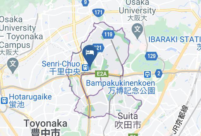 Toyonaka City - Senri Hankyu Hotel Osaka Maps