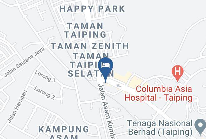 Larut - Sense Hotel Taiping Maps