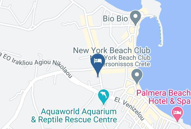 Iraklion - Senses Blue Boutique Hotel Maps