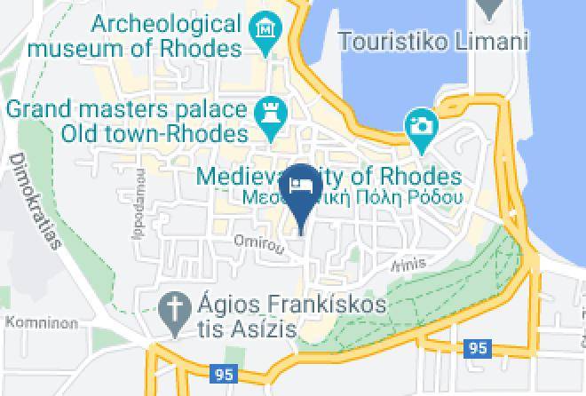 Dodecanese - Senses Boutique Hotel Maps