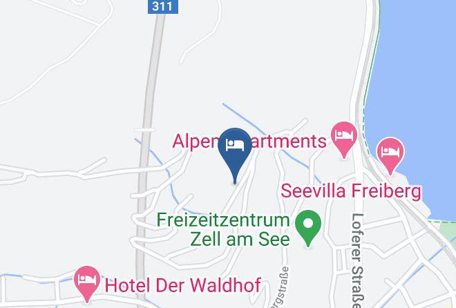 Zell Am See - Senses Violett Suites Maps