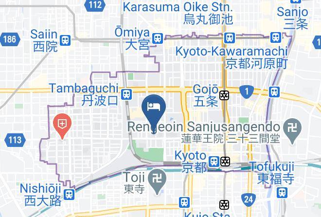 Kyoto City Shimogyo Ward - Sen Shichijo Mibu Maps