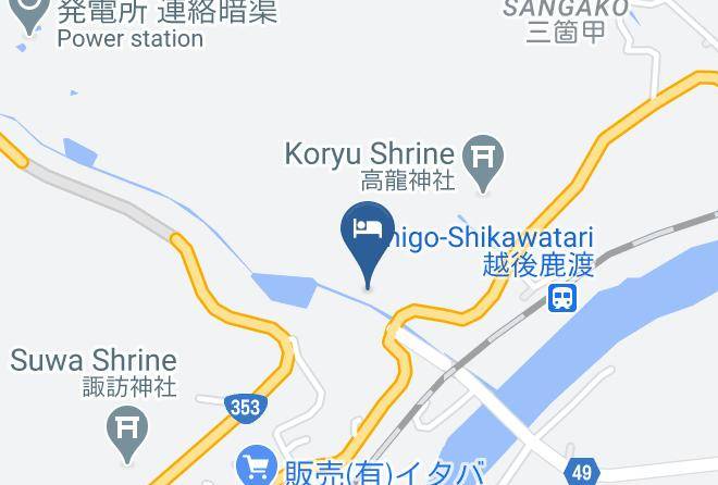 Tsunan Townnakauonuma District - Sensuya Inn Maps