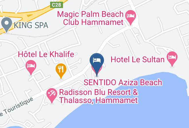 Tunisia - Sentido Aziza Beach Maps