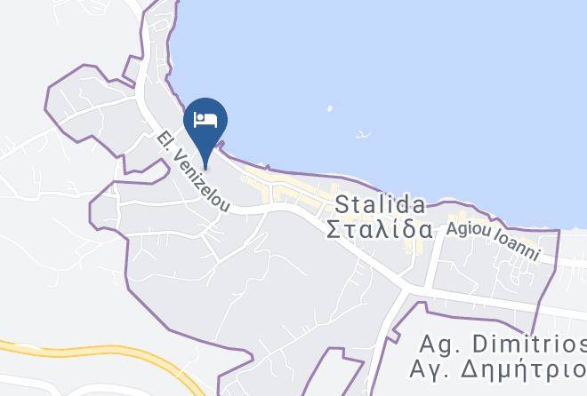 Iraklion - Blue Sea Beach Maps