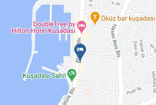 Kusadasi - Sentido Marina Suites Maps