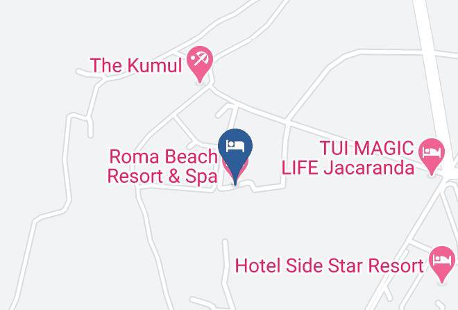 Manavgat - Roma Beach Resort & Spa Maps