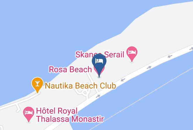 Tunisia - Rosa Beach Maps