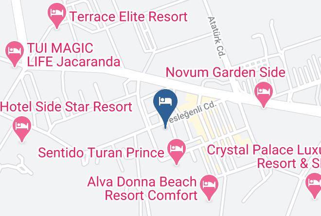 Manavgat - Sentido Turan Prince Maps