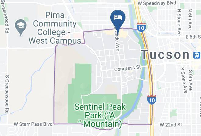 Pima - Sentinel Peak Rv Park Maps