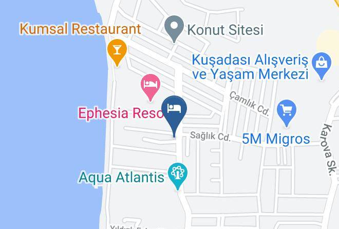 Kusadasi - Sentinus Hotel Maps