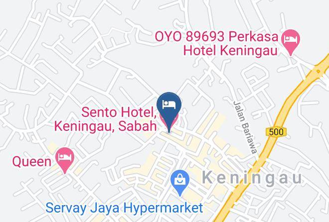 Bahagian Pedalaman - Sento Hotel Keningau Sabah Maps