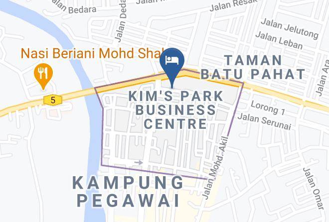 Daerah Batu Pahat - Sentosa Hotel Maps