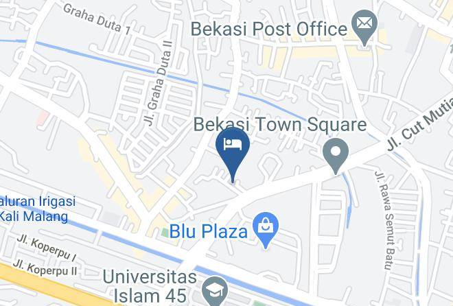 Kota Bekasi - Sentosa Hotel Bekasi Maps