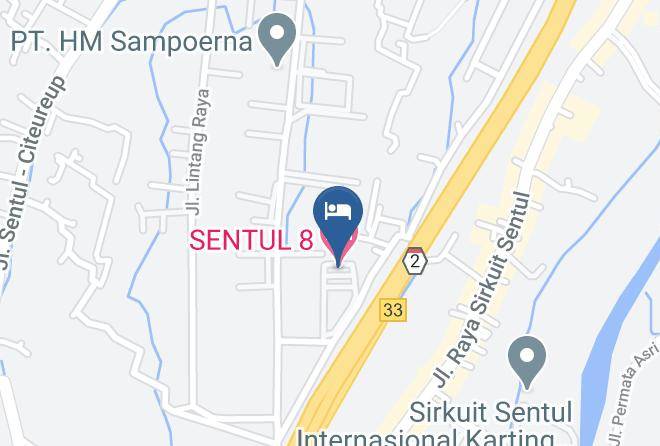 Bogor Regency - Sentul 8 Hotel Maps