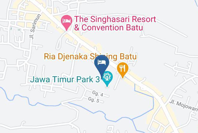 Kota Batu - Senyum World Hotel Maps
