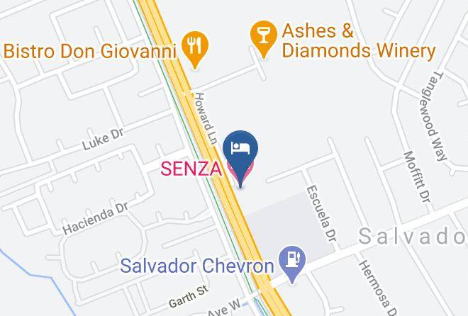 Napa - Senza Hotel Maps