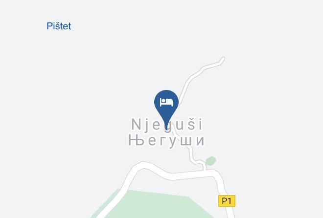 Cetinje - Seoska Kuca Maps