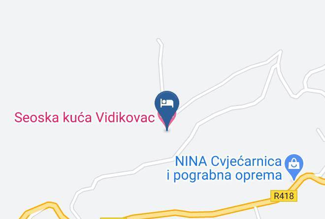 Hercegovacko Neretvanski - Seoska Kuca Vidikovac Maps