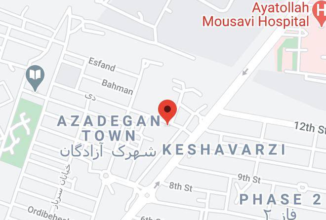 Zanjan - Sepehr Hotel Maps