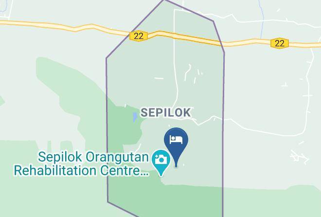 Bahagian Sandakan - Sepilok Jungle Resort Sandakan Sabah Maps