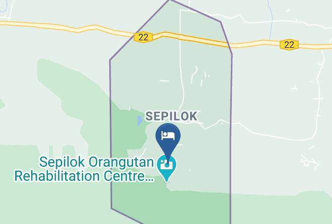 Bahagian Sandakan - Sepilok Nature Resort Maps