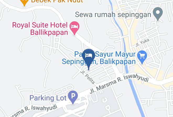 Balikpapan - Sepinggan Hotel Maps