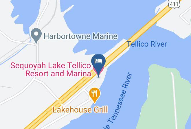 Monroe - Sequoyah Lake Tellico Resort And Marina Maps