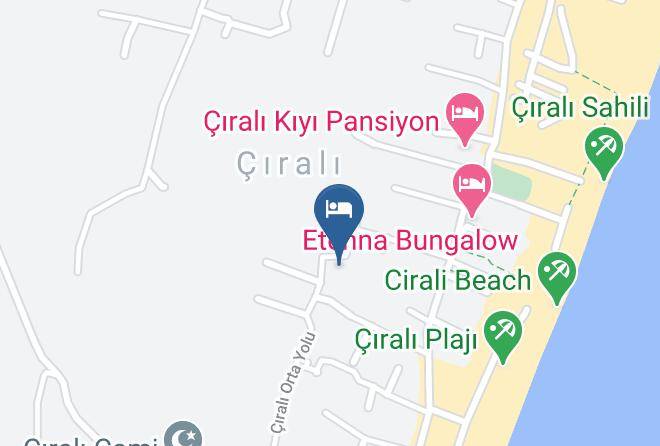Antalya - Sera Pansiyon Maps