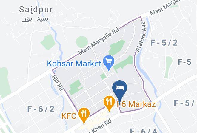 Islamabad - Serai Botique Hotel Maps