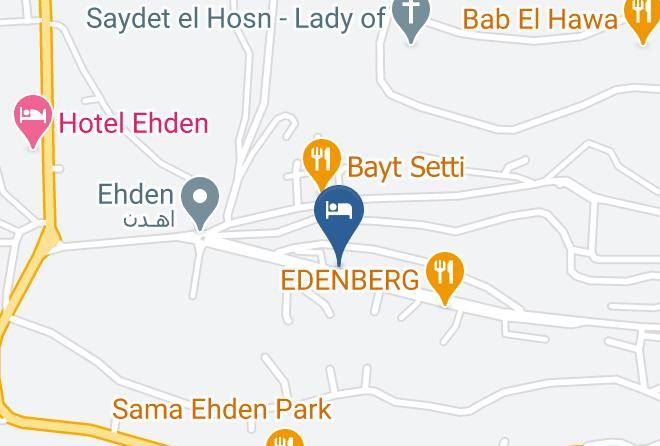 Zgharta - Serail Hotel Maps