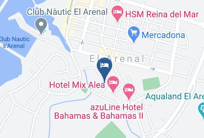 Seramar Hotel Luna Luna Park Adults Only Map